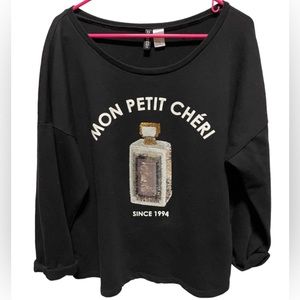 Mom Petit Chéri Sequin Sweater